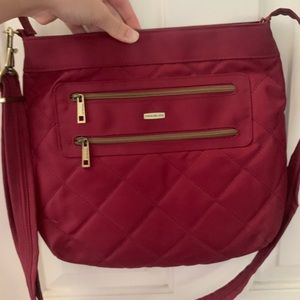 Traveling Anti-Theft Maroon Purse/Bag NWT
